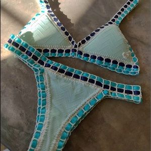 Beautiful handmade Bikini, new Aguasantaswimwear collection